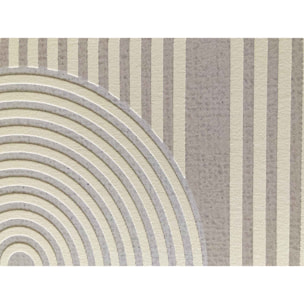 Cuadro Saphe poliéster crema 93x63x4 cm