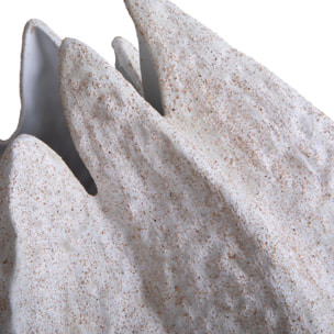 Vaso con righe materiche - 45xH42,5x31,5cm - Pezzi 1 - Bianchi Dino SpA