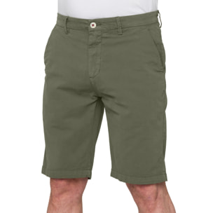 Bermuda Hot Buttered Moraiine chino Verde Militare.
