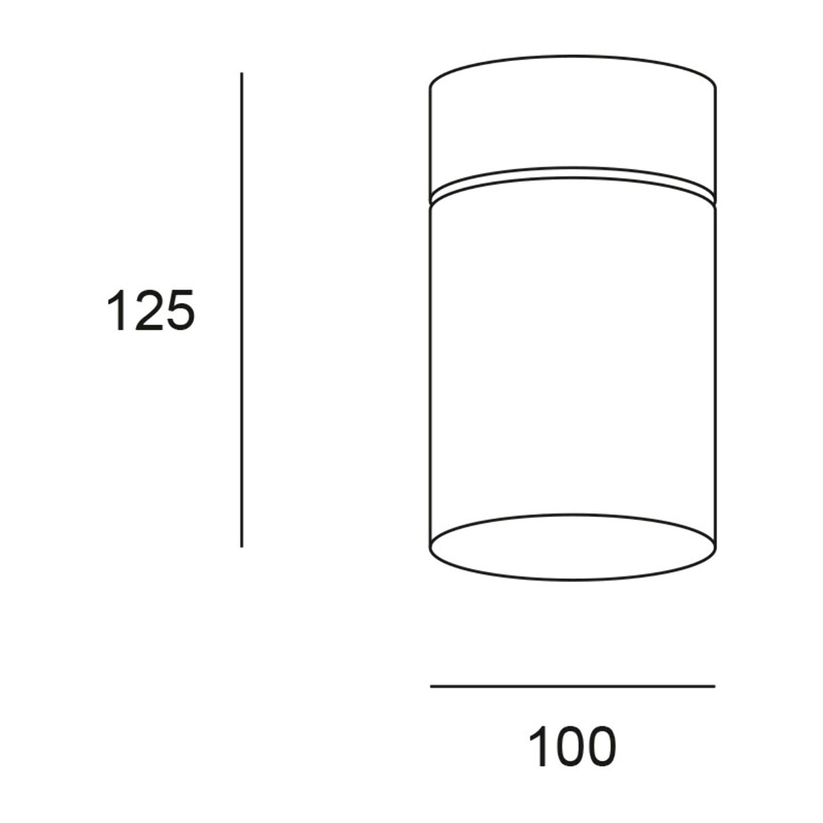 Forlight Plafon Ip44 Petit Led 5,7 Blanco Cálido - 3000K Cromo 463