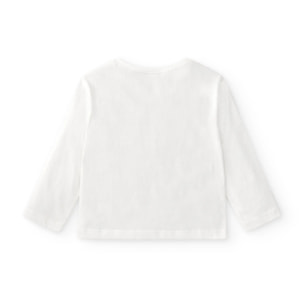 T-shirt Basic Ecru Per Bambina