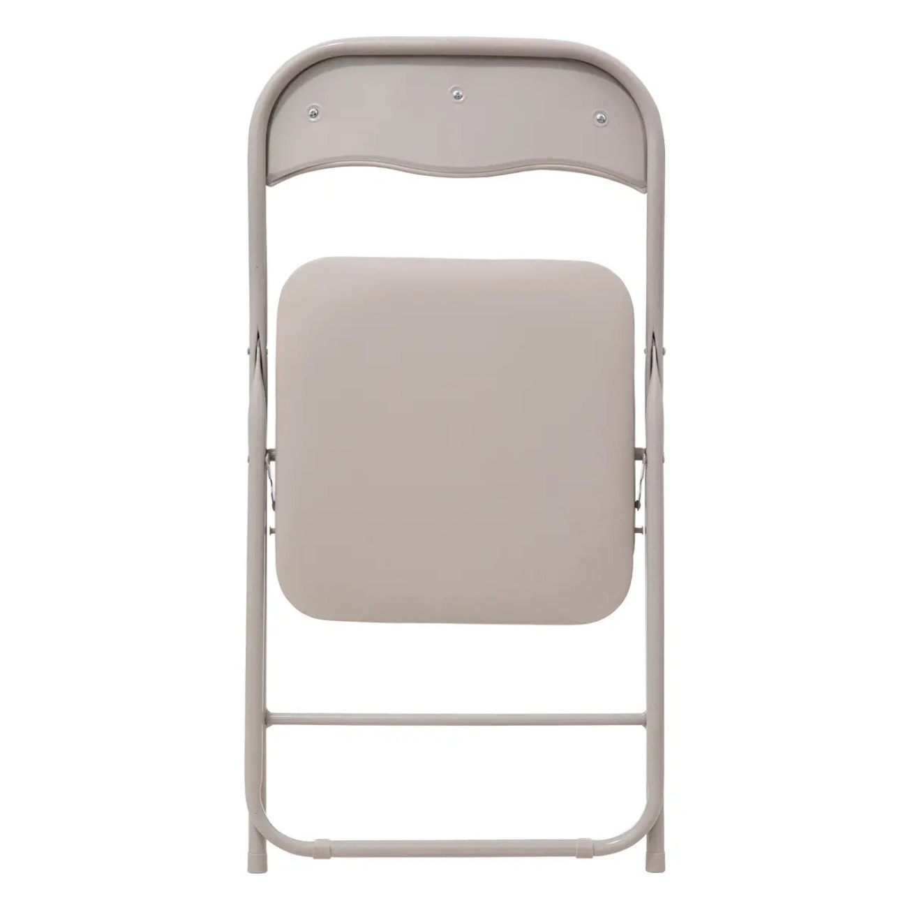 Chaise pliante beige en PVC