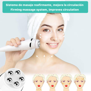 Instrumento de belleza 4 en 1. Cepillo de limpieza facial avanzado.