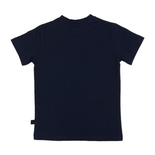 Camiseta universitaria infantil de manga corta.