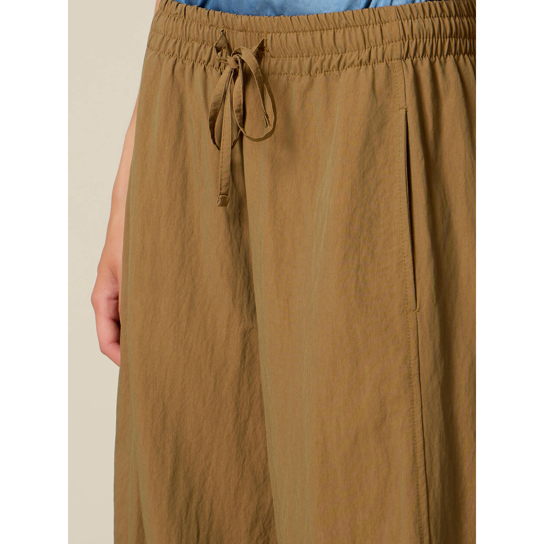 Oltre - Pantaloni barrel balloon - Marrone