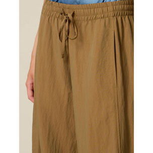 Oltre - Pantaloni barrel balloon - Marrone