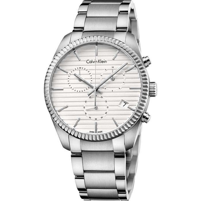 Orologio CK CALVIN KLEIN ALLIANCE Acciaio Bianco