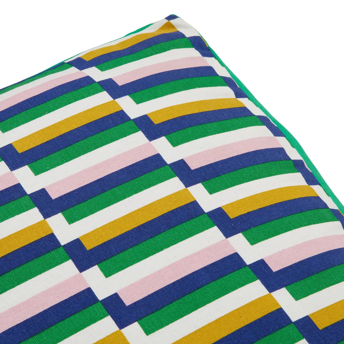 Coussin de sol "Disso" vert 48x48cm
