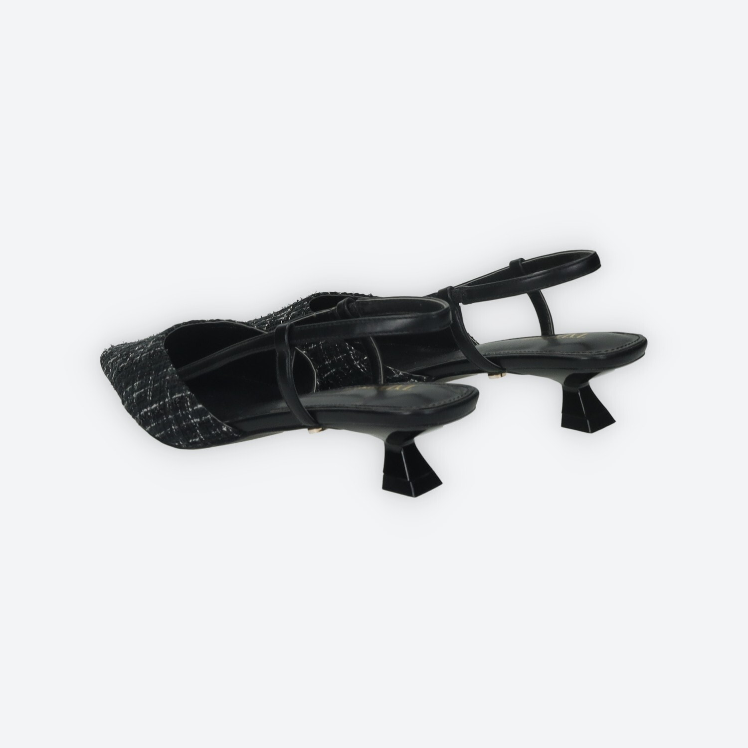 Décolleté sling back Donna Tata Italia Nero