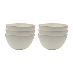 Lot de 6 petits bols, COTON