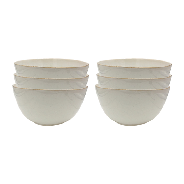 Lot de 6 petits bols, COTON