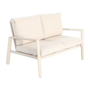 Canapé de jardin Luzane 2 places argile