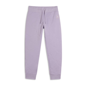 Pantaloni sportivi Bambina in cotone texturizzato