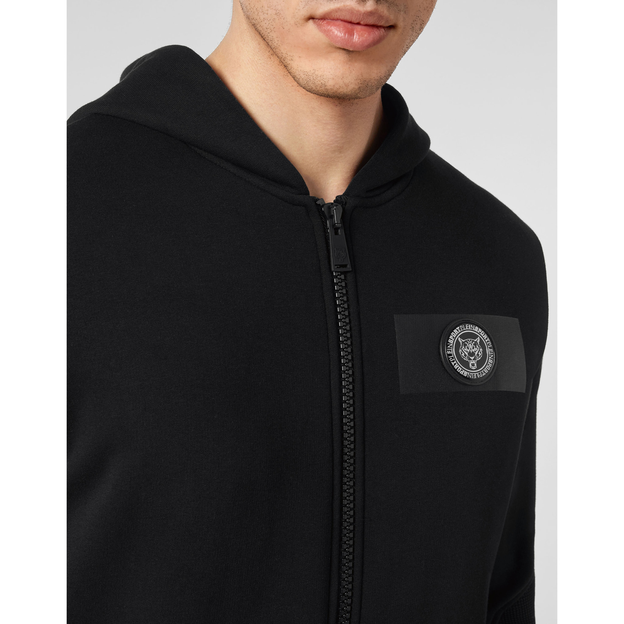 PLEIN SPORT Hooded Sweatjacket