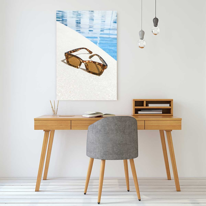 Tableau lunette au bord de l'eau Toile imprimée