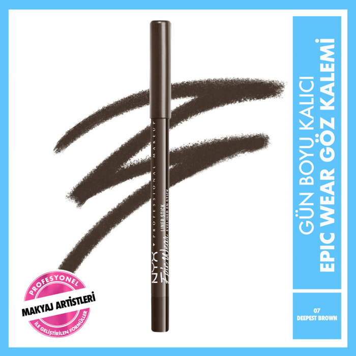 NYX Professional Makeup Epic Wear Semi Eyeliner Deepest Brown