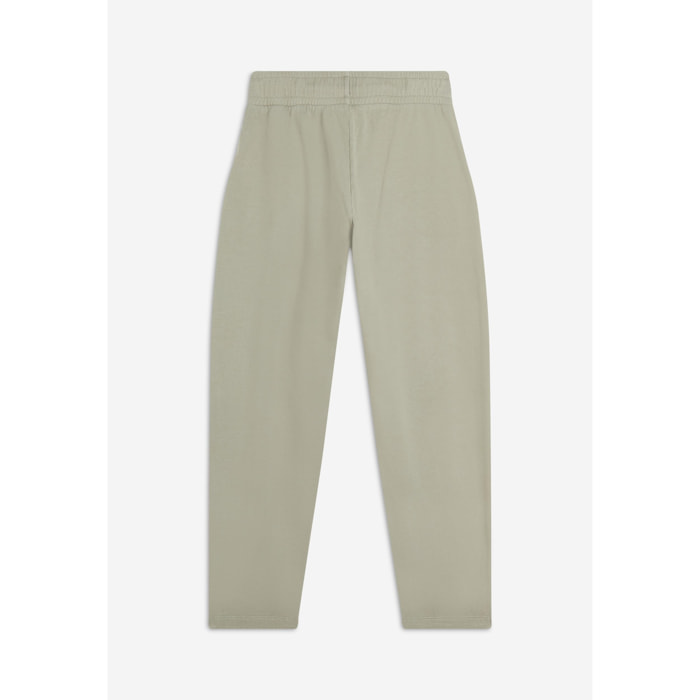 Pantaloni joggers cropped in cotone 100%