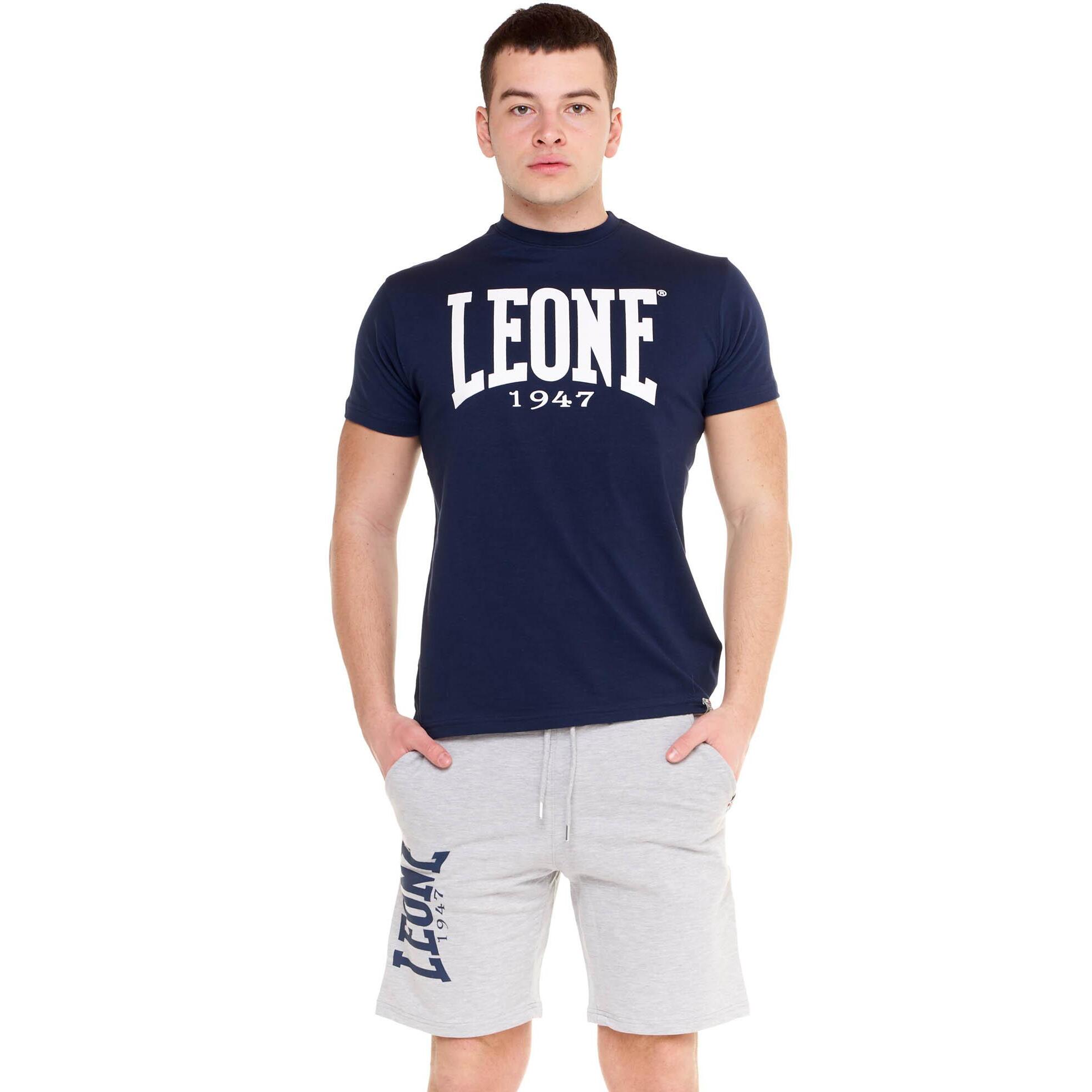 Camiseta de hombre Leone Basic de algodón de manga corta