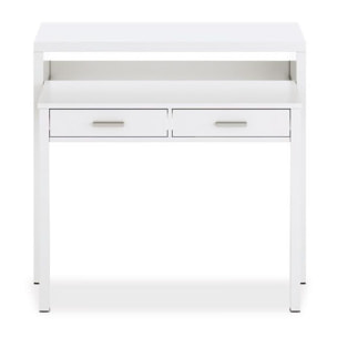 Mesa de escritorio extensible Bureau Blanco Artik (Blanco Mate)