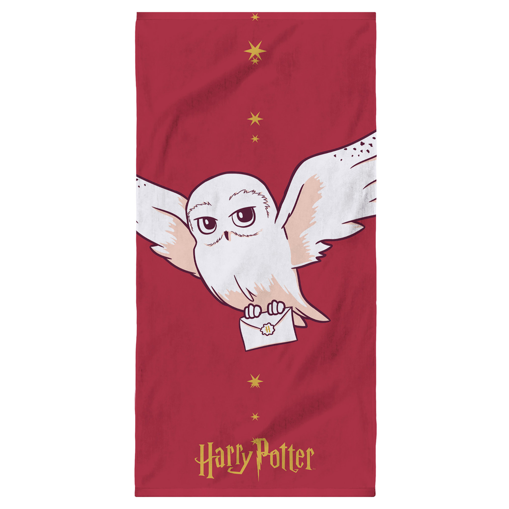Serviette de bain et de plage imprimée 100% coton, HARRY POTTER STARRY SKY