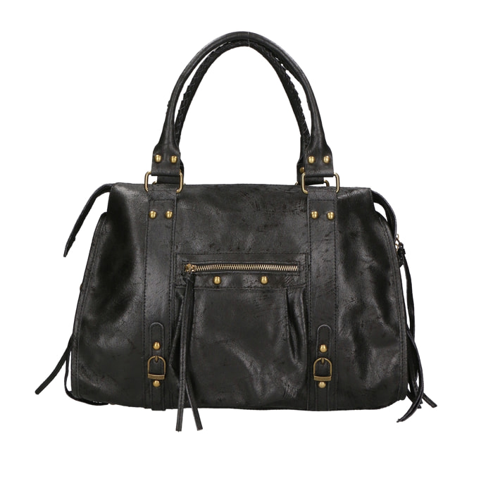 Borsa a spalla da donna - Modello Elara - Vera pelle - 41.0 x 28.0 x 13.0 cm