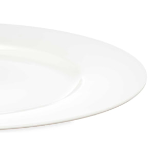 PACK 6 PLATOS LLANOS PORCELANA 27CM