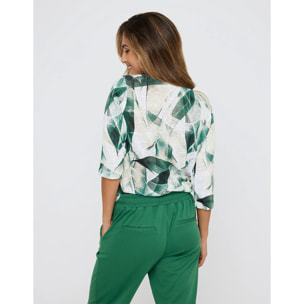 Camiseta Media Manga Estampada - Alcaniz