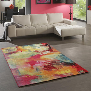 Tapis salon et chambre tissé motif géométrique KELO