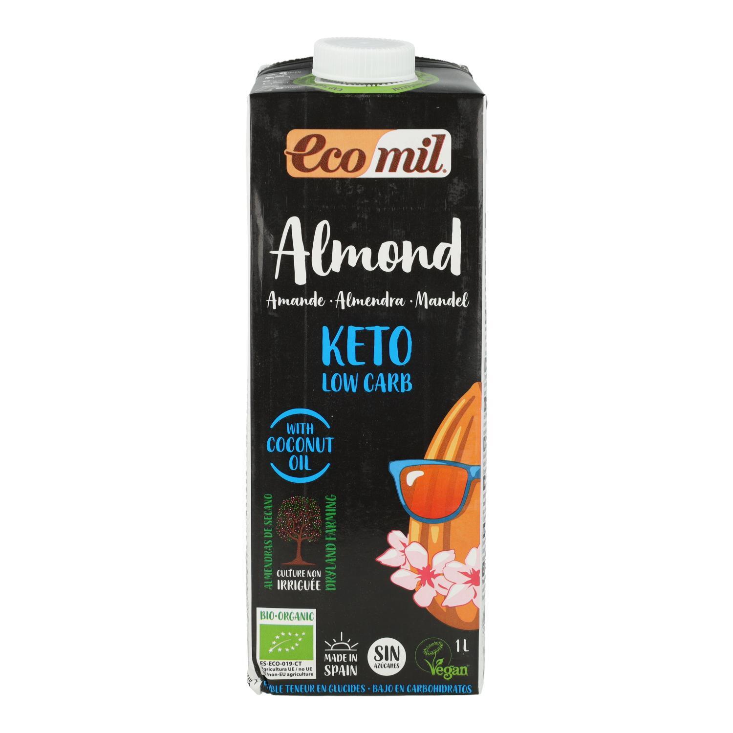 Bebida vegetal de Almendra Nature KETO BIO EcoMil 1L