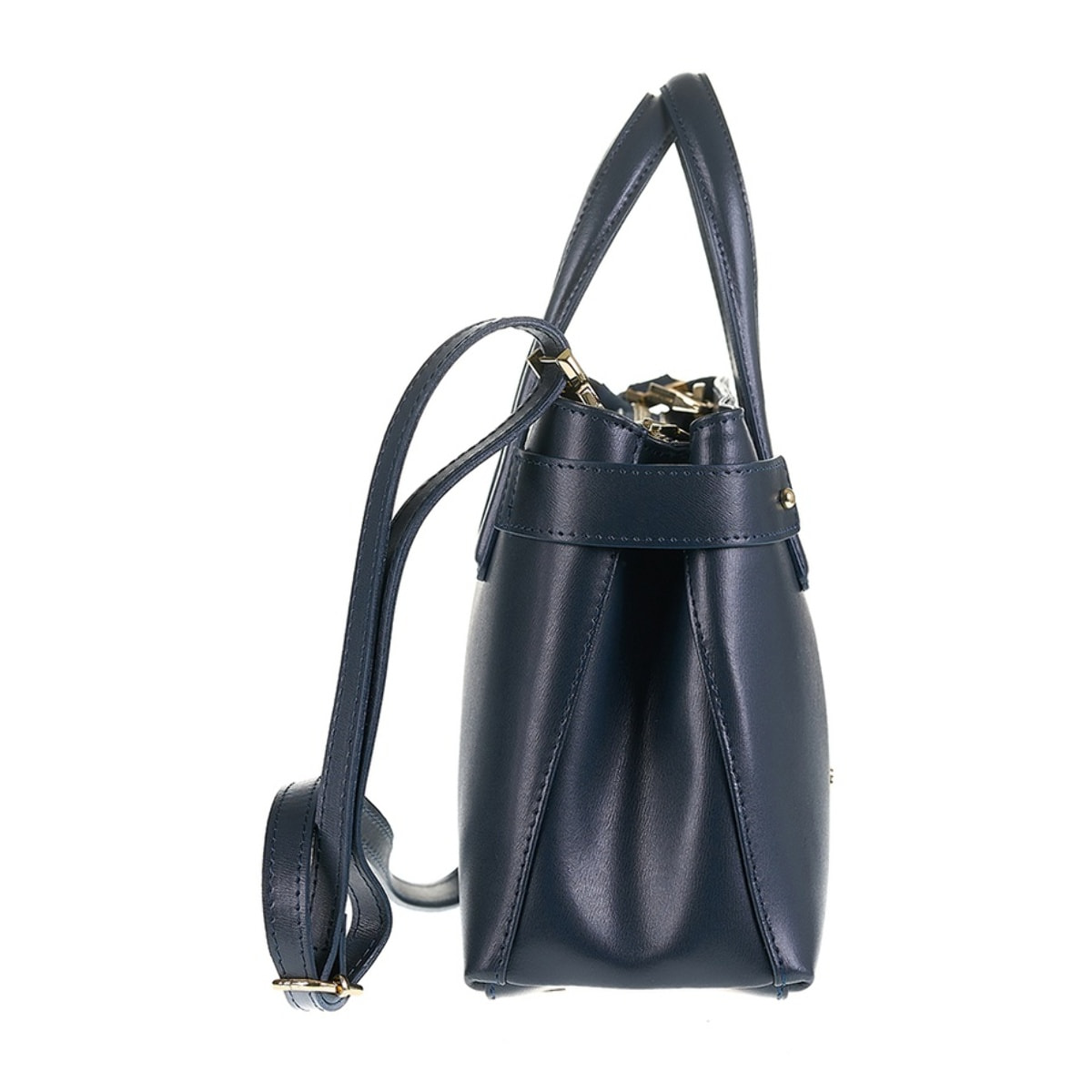 Borsa a mano da donna Made in Italy - Modello Edera Pro - 100% pelle - 27.5 x 20.5 x 10.5 cm