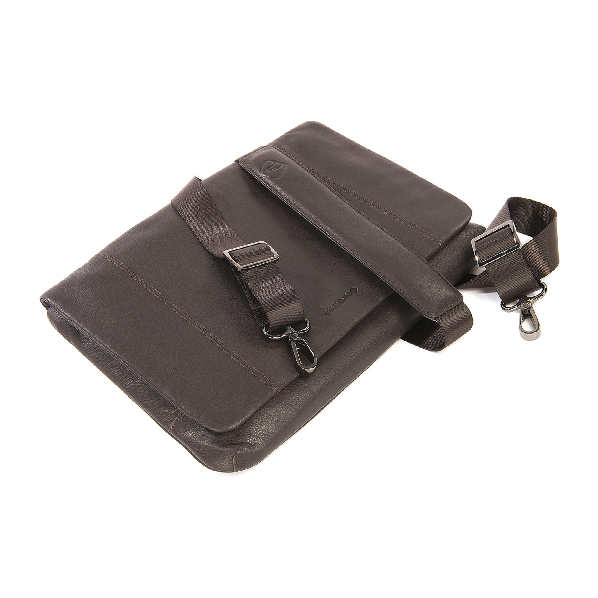Borsa a tracolla  unisex In Vera pelle Made in Italy 23,5x34x4,5 cm