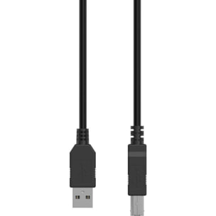 Câble imprimante LISTO USB-A vers USB-B 1M NOIR