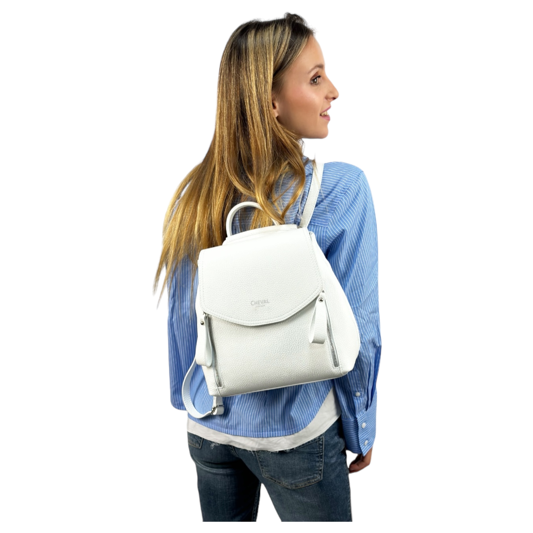 Mochila Cheval Firenze Linda Blanco