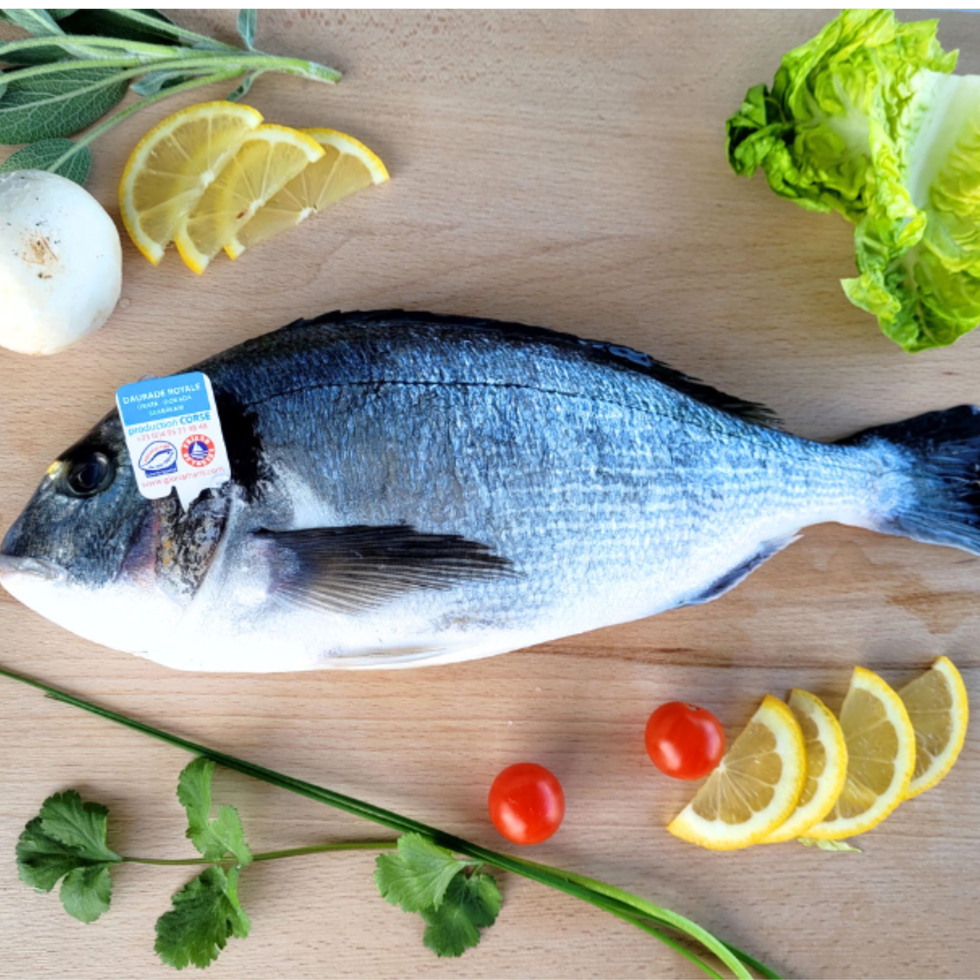 2 Dorades Corse - grillé et vidé - 2x600g - France - Vives Eaux