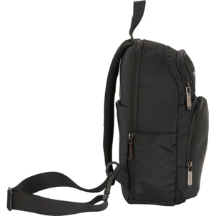 Mini mochila 1 hombrera tablet 11+usb safta business "black"