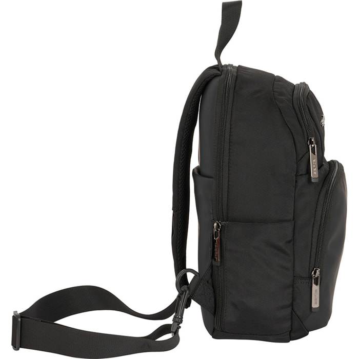 Mini mochila 1 hombrera tablet 11+usb safta business "black"