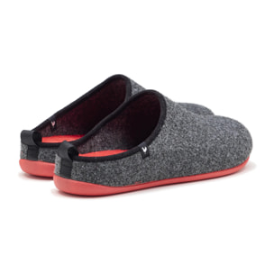 Zapatillas De Casa Lanna Man Rojo & Grafito