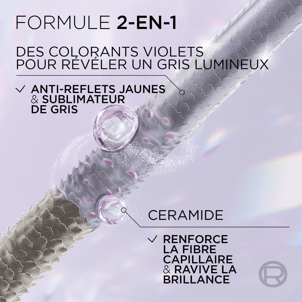 L'Oréal Paris Cool Silver Soin Sublimateur de Gris - Argent Satiné