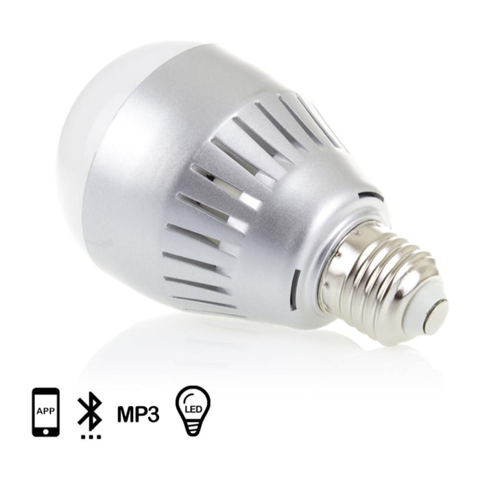 Altoparlante bluetooth design lampadina con illuminazione + APP WJL5A