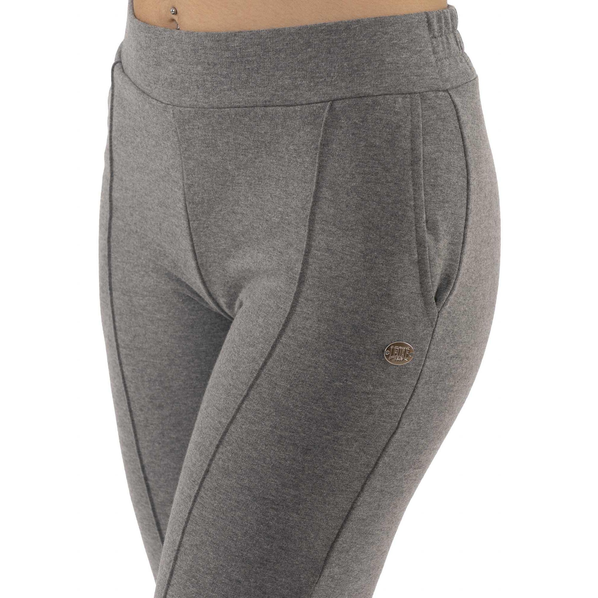 Pantalone invernale donna fondo dritto con pieghe Leone 1947 Never Without