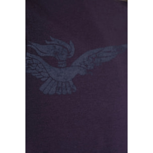 T-shirt Esercito a maniche corte blu uomo