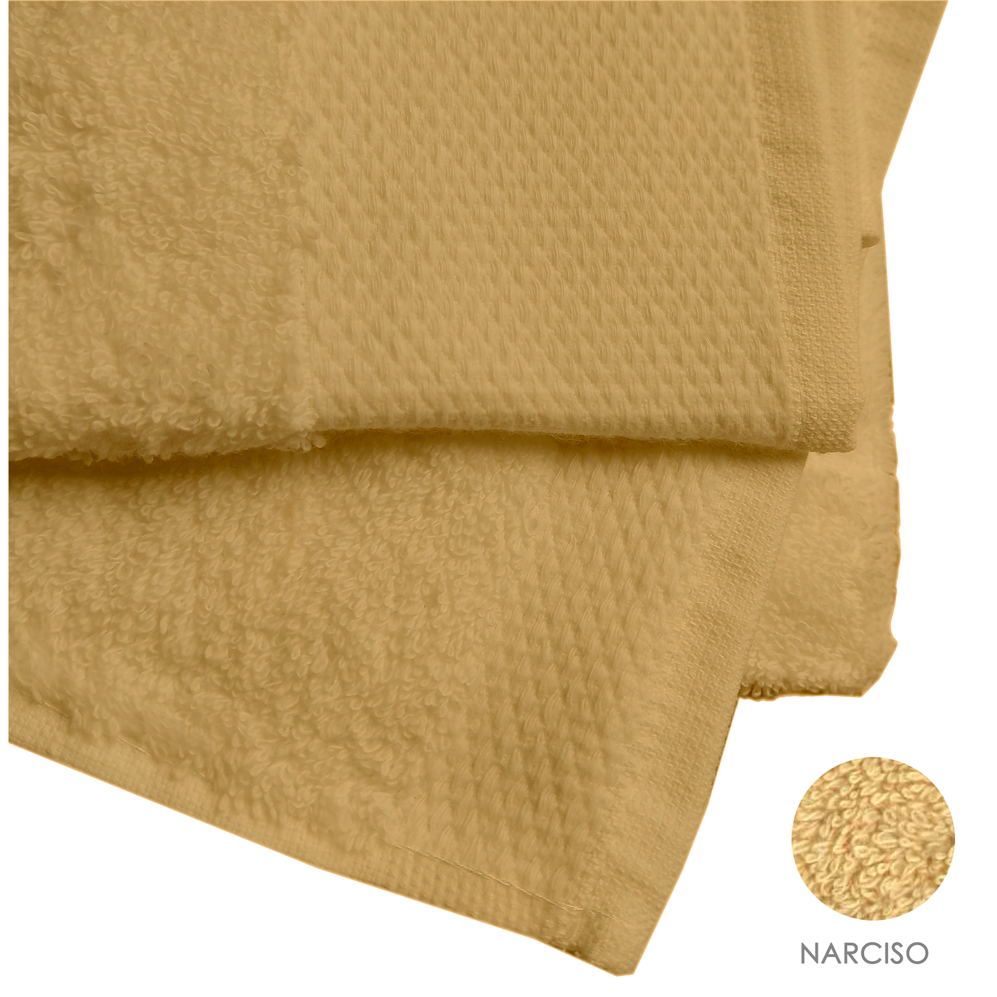 Set salvietta 3 pezzi 60x110 cm narciso