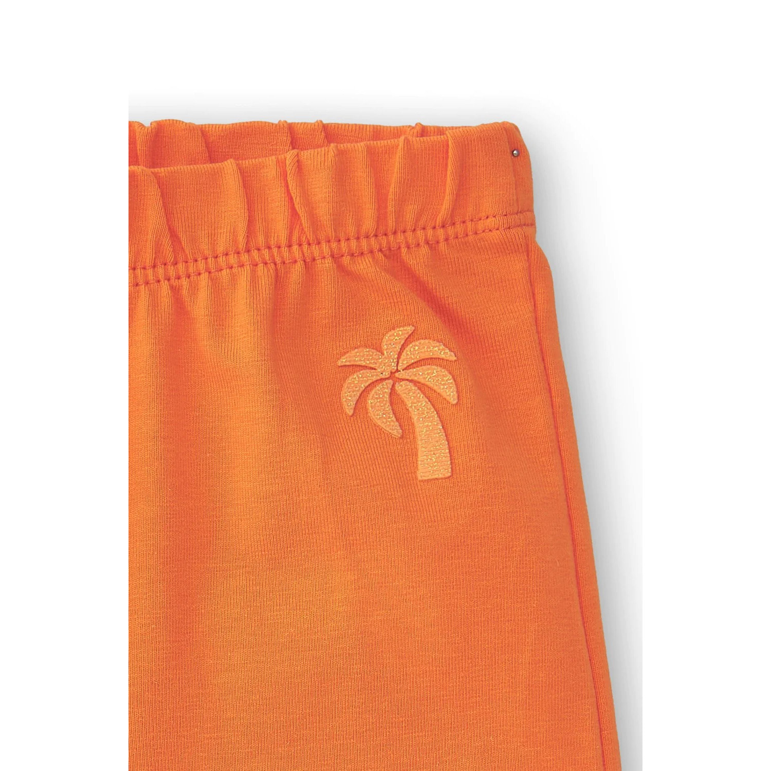 Short de niña naranja