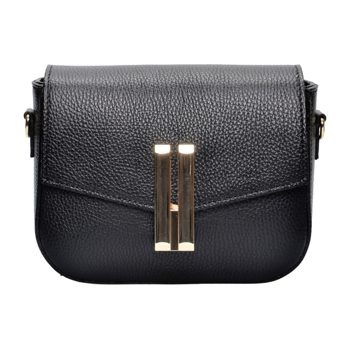 Borsa a spalla Anna Luchini Nero