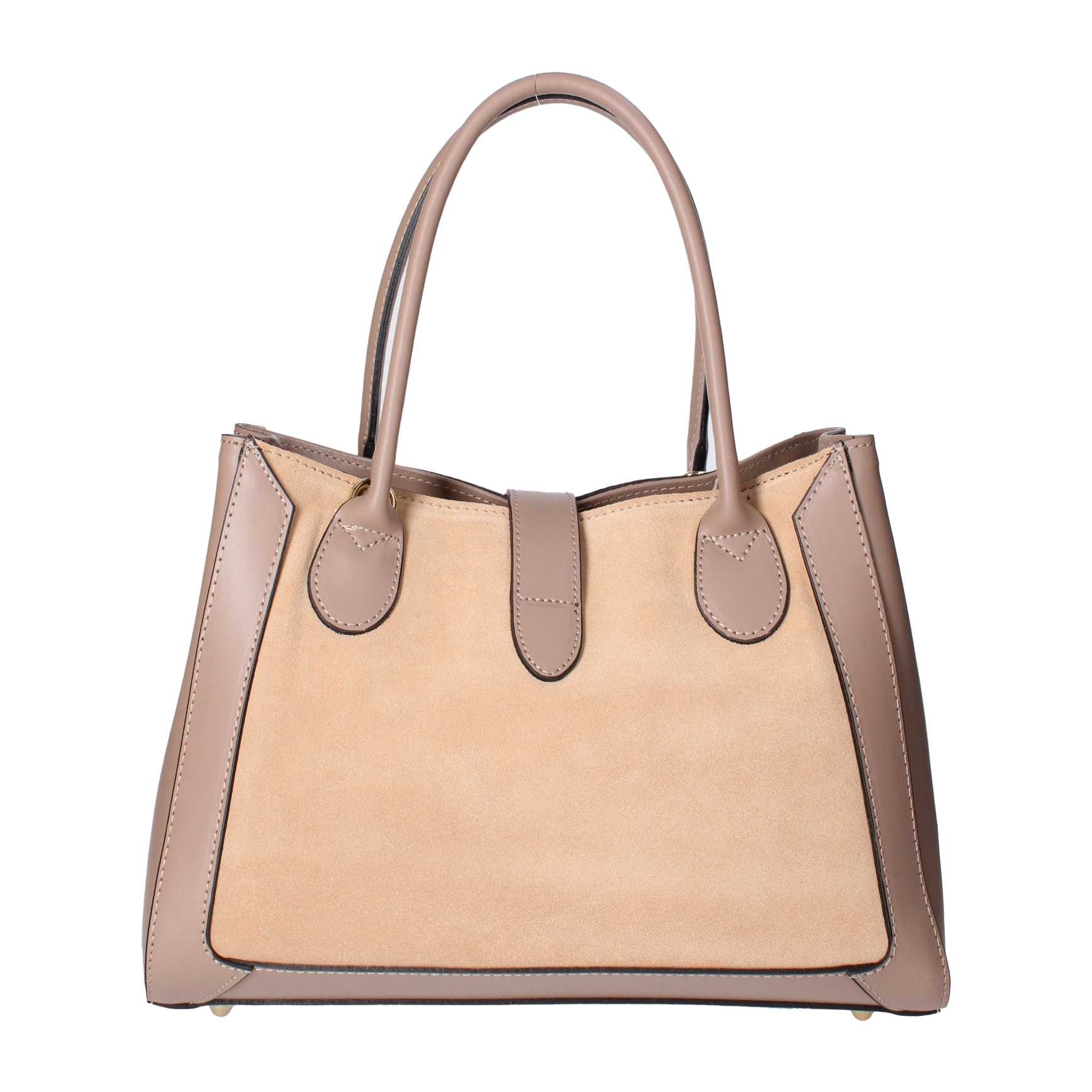 Borsa a mano Jordana da donna In Vera pelle Made in Italy 35x25,5x15 cm