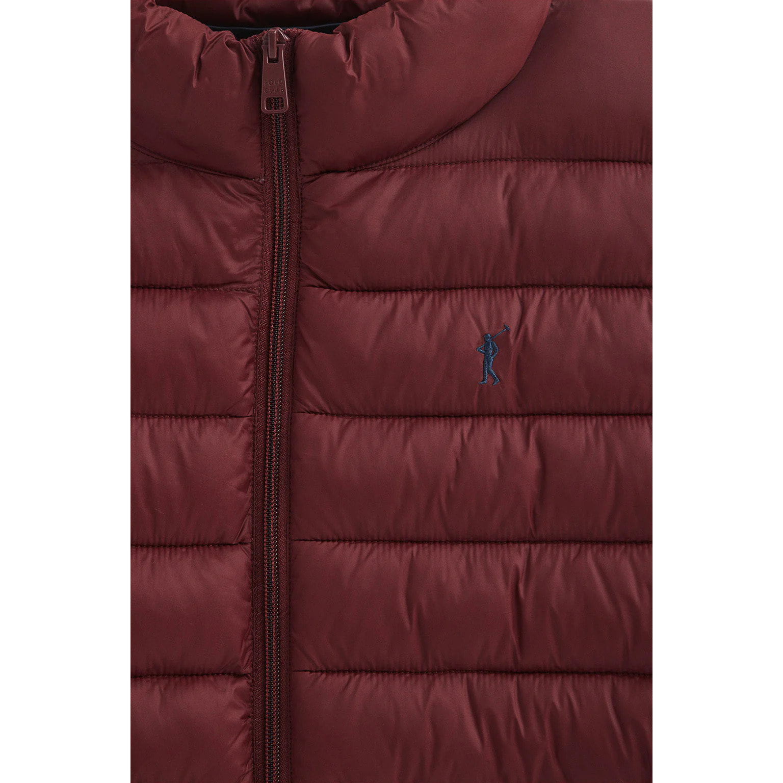 Giacca Chuck Embroidery granata con logo Rigby Go