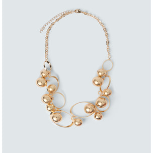 Fiorella Rubino - Collar con esferas y anillos - Oro