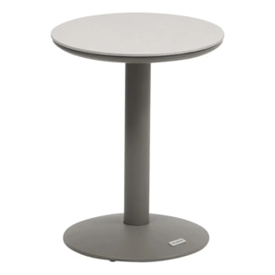 Table d'appoint de jardin Soletia 40x40x50cm café