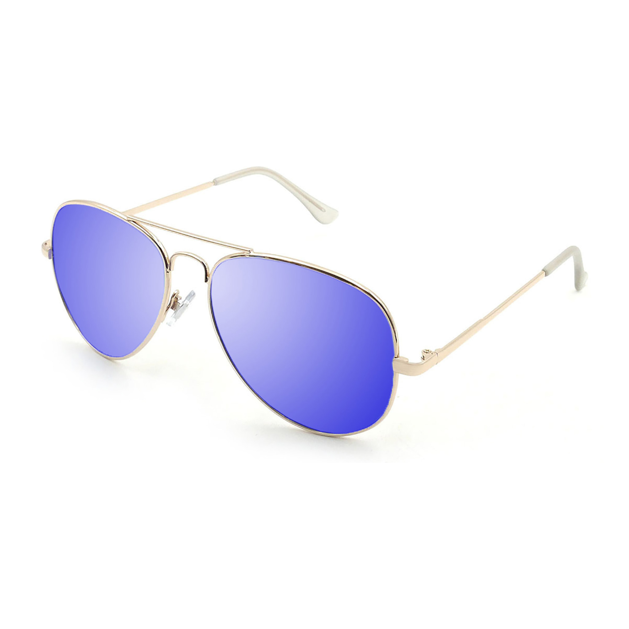 Gafas de sol PALO ALTO SAN DIEGO - Metal dorado / Revo azul