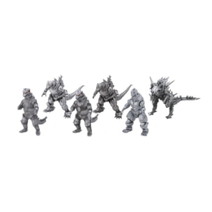 Mechagodzilla Gekizou Series Pvc Statuas 9 - 10 Cm Assortment (6) Art Spirits